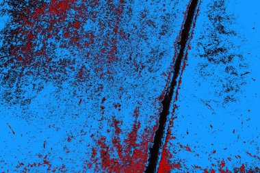 Çizik ve çatlaklarla metal doku