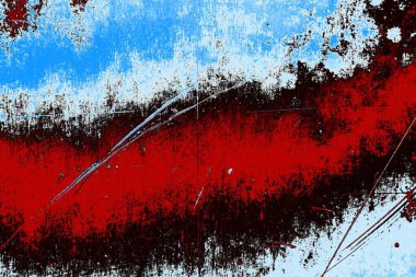 Çizik ve çatlaklarla metal doku