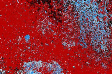 Çizik ve çatlaklarla metal doku