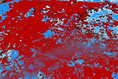 Duvar dokusu arkaplanı eski boyayla soyulmuş 