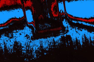 Çizik ve çatlaklarla metal doku