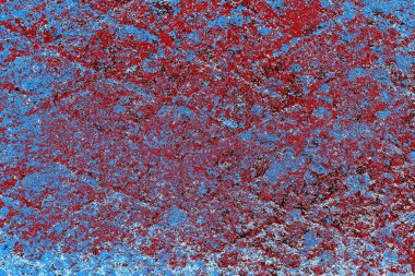 Çizik ve çatlaklarla metal doku