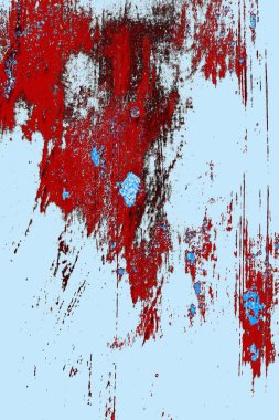 Çizik ve çatlaklarla metal doku