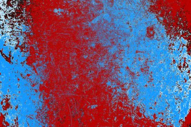 Çizik ve çatlaklarla metal doku