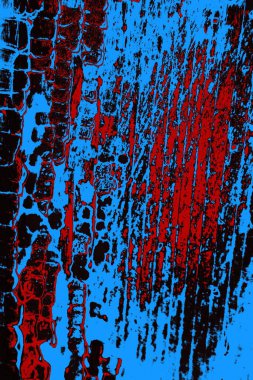 Çizik ve çatlaklarla metal doku