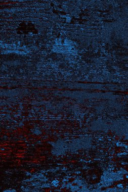 Koyu renkli ses, arka planda çatlaklar olan grunge duvar dokusu
