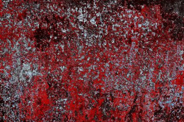 Duvar dokusu arkaplanı eski boyayla soyulmuş 