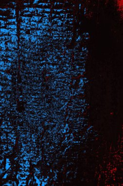 Koyu renkli ses, çatlak ve arkaplanı su sıçratan grunge duvar dokusu