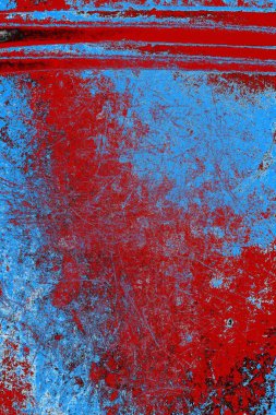 Çizik ve çatlaklarla metal doku