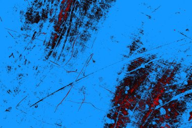 Çizik ve çatlaklarla metal doku