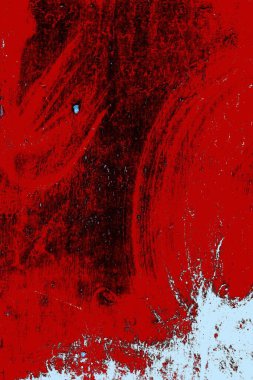 Çizik ve çatlaklarla metal doku