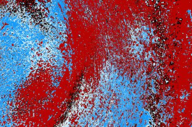 Duvar dokusu arkaplanı eski boyayla soyulmuş 