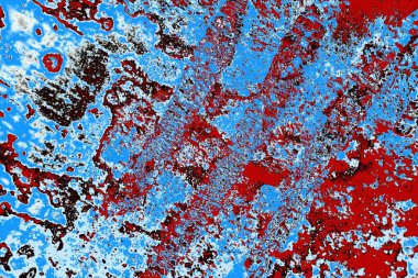 Duvar dokusu arkaplanı eski boyayla soyulmuş 