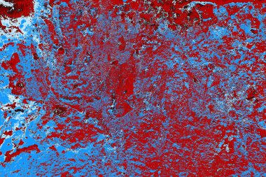 kırmızı, mavi ve siyah grunge duvar dokusu arkaplanı 