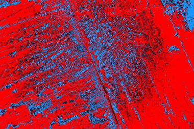 Kırmızı ve mavi renkli grunge duvar dokusu arkaplanı