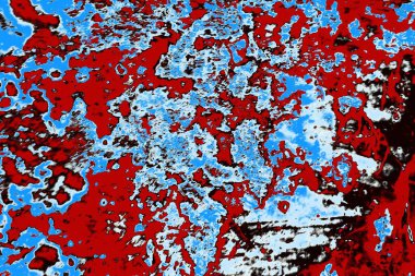 Duvar dokusu arkaplanı eski boyayla soyulmuş 