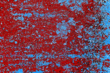 Duvar dokusu arkaplanı eski boyayla soyulmuş 