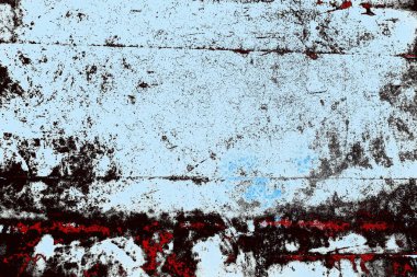 kırmızı mavi ve siyah duvar dokusu ve soyulmuş eski boya. 