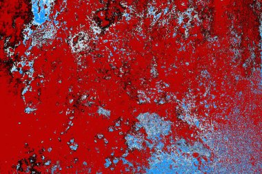 Çizik ve çatlaklarla metal doku