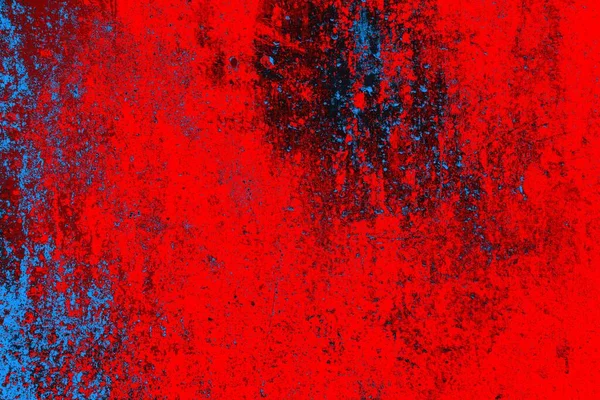 Vermelho Carmesim Azul Colorido Grunge Parede Textura Fundo — Fotografia de Stock