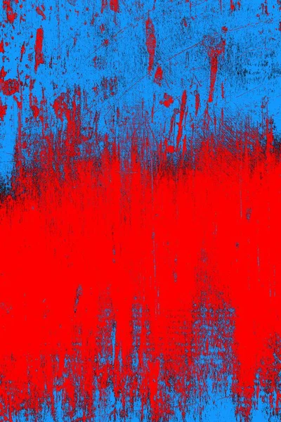 Neon kırmızı ve mavi renkli grunge duvar dokusu arkaplanı