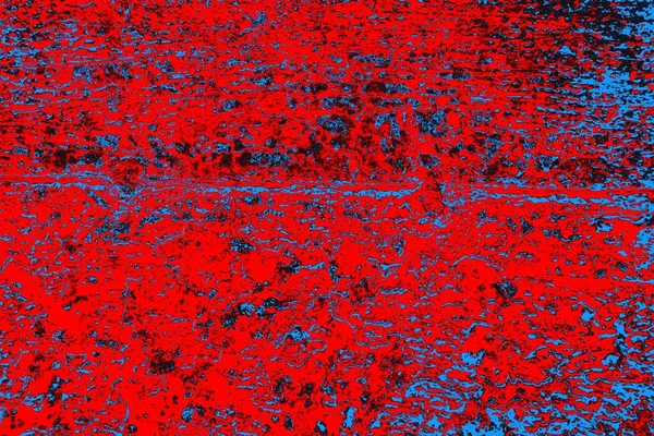 Parlak kırmızı ve mavi renkli grunge duvar dokusu arkaplanı