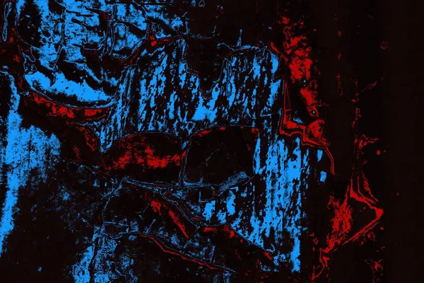 Koyu renkli ses, çatlak ve arkaplanı su sıçratan grunge duvar dokusu