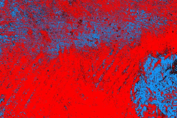 Kırmızı ve mavi renkli grunge duvar dokusu arkaplanı