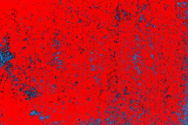 Neon Rot Und Blau Gefärbte Grunge Wand Textur Hintergrund — Stockfoto