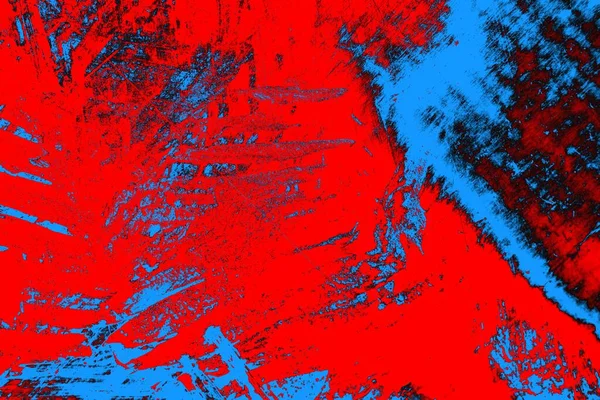 Kırmızı ve mavi renkli grunge duvar dokusu arkaplanı