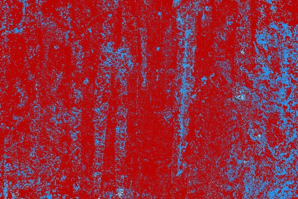 Piros Kék Fekete Színű Grunge Fal Repedezett Elavult Textúra Háttér — Stock Fotó