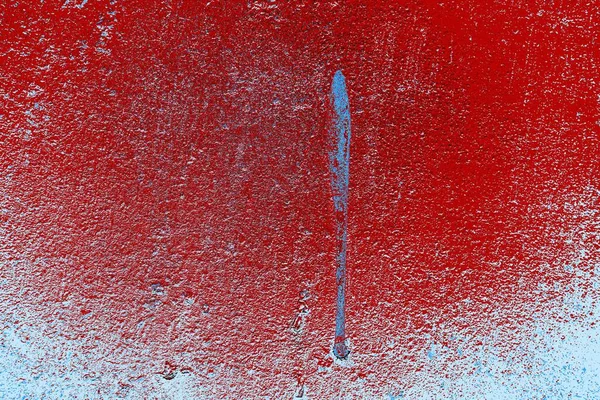 Vermelho Azul Preto Colorido Parede Textura Fundo Com Descascamento Pintura — Fotografia de Stock
