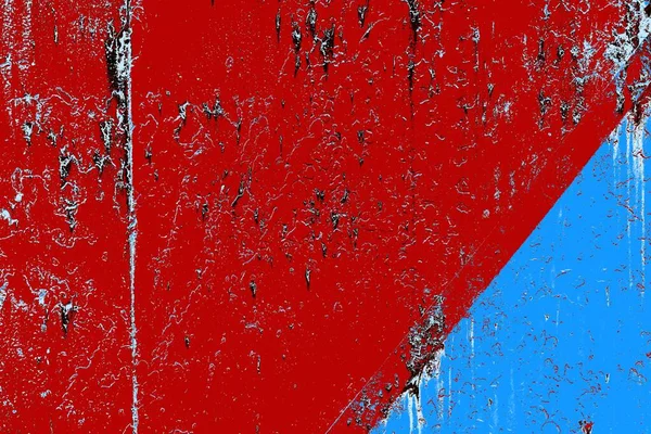 Rood Blauw Zwart Gekleurde Grunge Muur Textuur Achtergrond — Stockfoto