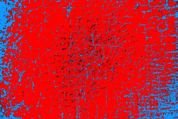 Kırmızı ve mavi renkli grunge duvar dokusu arkaplanı