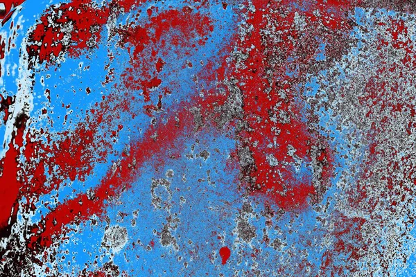 kırmızı, mavi ve siyah grunge duvar dokusu arkaplanı