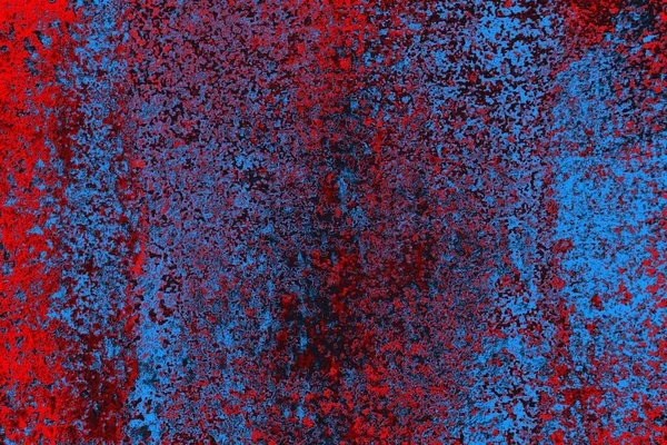 Яскраво Червоний Синій Кольоровий Гранжевий Фон Текстури Стін — стокове фото