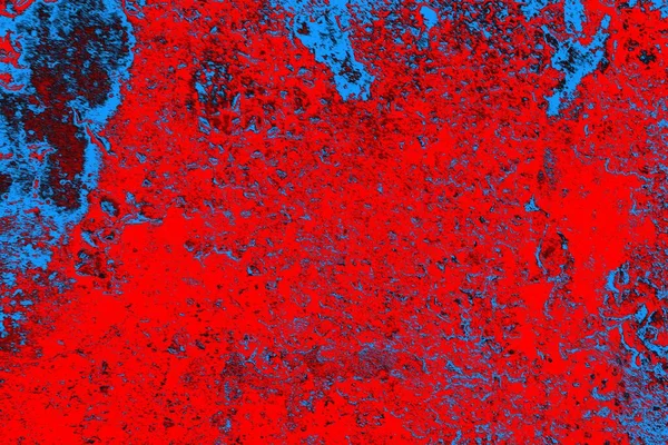 Crimson Rot Und Blau Gefärbte Grunge Wand Textur Hintergrund — Stockfoto