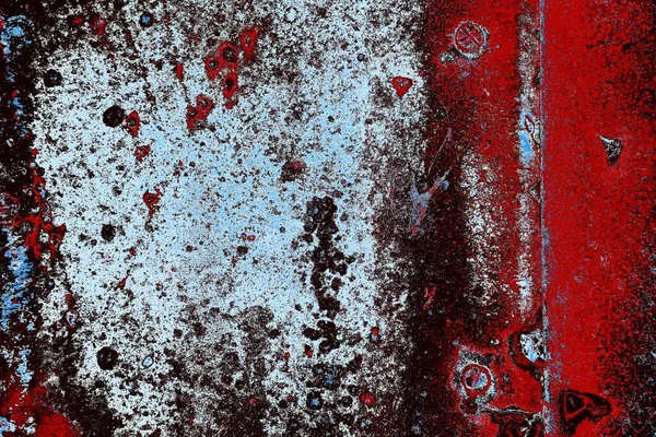 Dökülen boya paslı metal dokusu