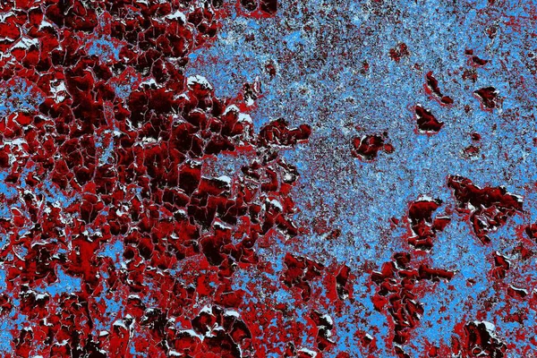 Dökülen boya paslı metal dokusu