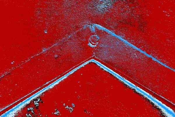 Çizik ve çatlaklarla metal doku