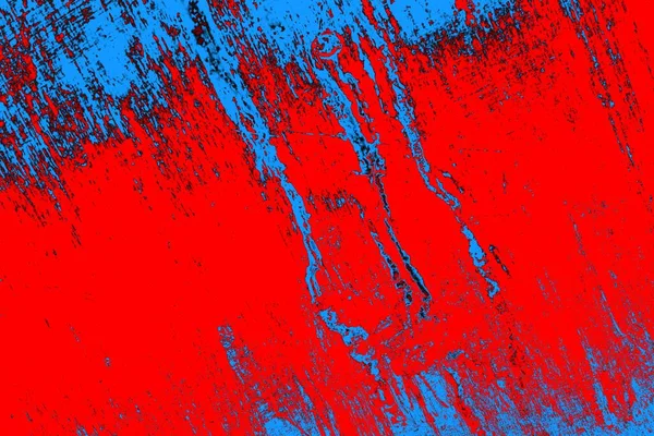 Neon Czerwony Niebieski Kolor Grunge Ściany Tekstury Tła — Zdjęcie stockowe