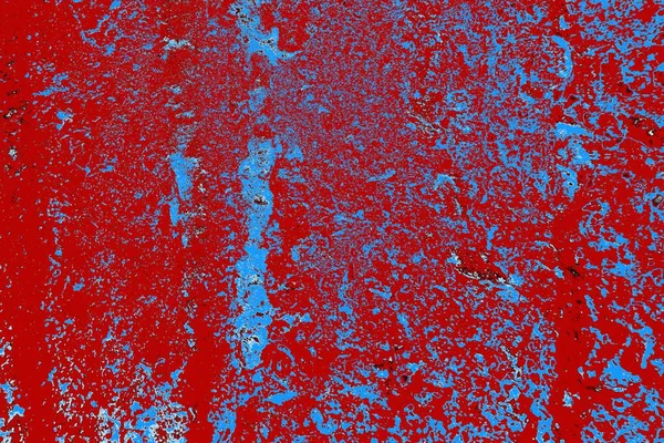 Kırık tarih arkaplanı olan kırmızı, mavi ve siyah grunge duvar