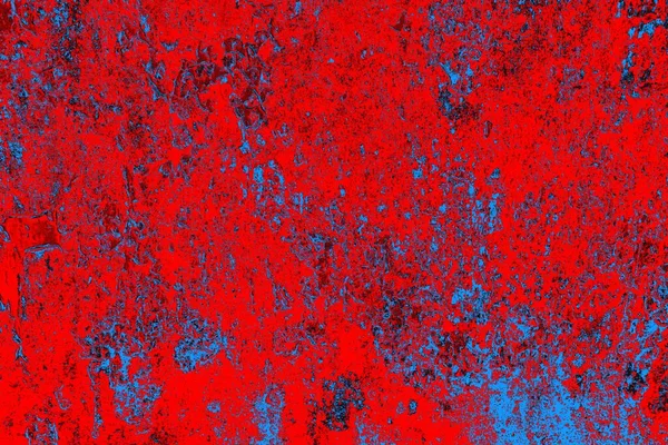 Kırmızı ve mavi renkli grunge duvar dokusu arkaplanı