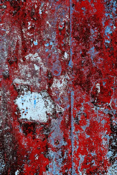 Dökülen boya paslı metal dokusu