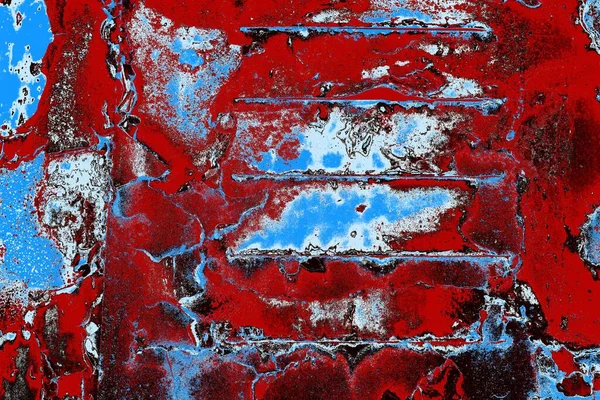 Dökülen boya paslı metal dokusu