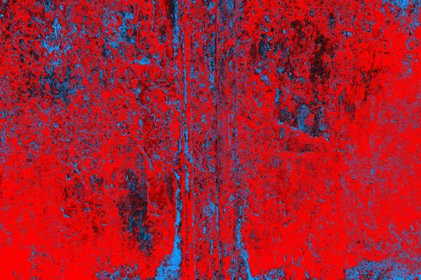 Kırmızı ve mavi renkli grunge duvar dokusu arkaplanı