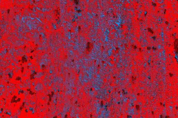 Parlak kırmızı ve mavi renkli grunge duvar dokusu arkaplanı