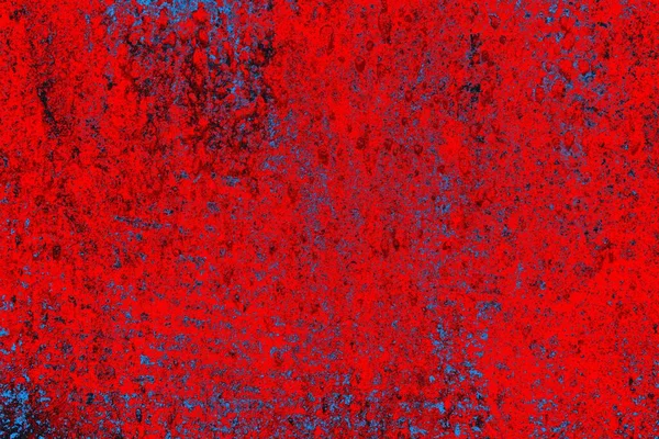 Vermelho Brilhante Azul Colorido Grunge Parede Textura Fundo — Fotografia de Stock