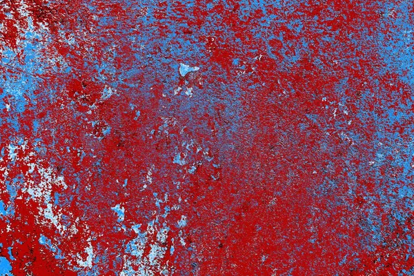 Red Blue Black Colored Grunge Wall Texture Background — Stock Photo, Image