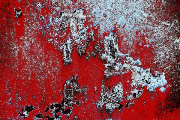 Dökülen boya paslı metal dokusu